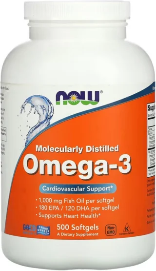 روغن ماهی امگا-3 Now Foods 1000mg