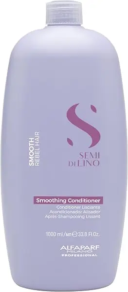 Semi Di Lino Smooth Rebel Hair Smoothing Conditioner 200ml | Frizz Control Conditioner for Unruly Hair, Smooths, Softens & Improves Manageability