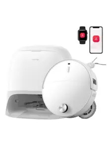 roborock Qrevo Curv 2 Pro Robot Vacuum Cleaner, 25,000 Pa Robotic Vacuum and Mop with 20mm Auto-Lift, 3.14 inch Ultra Th