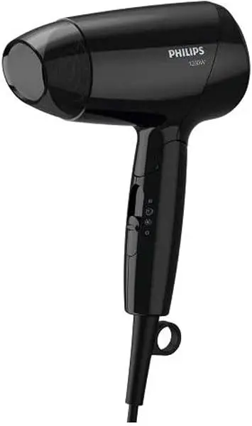 Dryer Compact BHC010/13| 1200W| DC Motor dryer |ThermoProtect and CoolShot features|Foldable handle | 3 speed settings