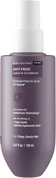 Bare Anatomy Expert Anti-Frizz Leave-In Conditioner For Smooth, Shiny & Great-Smelling Hair Tames Frizz For Upto 24 Hours And Controls Damage With Hyaluronic & Fatty Acids 150 Ml