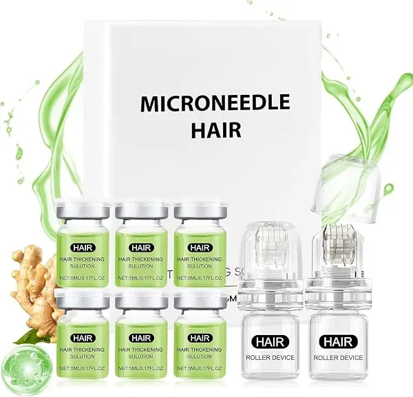 AlphaInfuse Hair Growth System, Alpha Infuse Hair Regrowth Solution, Alpha Infuse Micro Needle Infusion Solution, Pain Free Micro Infusion Technology for Fast Regrowth, Strengthens Roots