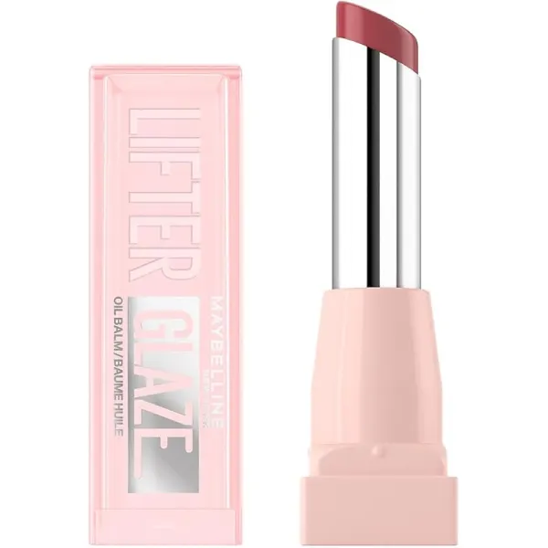 Maybelline New York Lifter Glaze Oil Balm Lipstick, Hydrating Glossy Balm for Smooth Juicy Lips With Hyaluronic Acid + Acerola Cherry Extract 007 Berry Haze